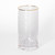 Clear Hammered Water Glass