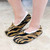 Tiger Stripe Sherpa Slippers L/XL