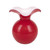 Hibiscus Glass Red Medium Fluted Vase