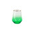 Rainbow Emerald Stemless Wine Glass