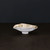 Thanni Maia Small Oval Bowl (White and Gold)