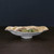 Thanni Maia Medium Long Oval Bowl (White and Gold)