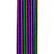 Velvet Stripe Mardi Gras Wired Edge 2-1/2in, 10 yards