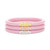 Three Kings All Weather Bangles-Pink 