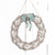 Oyster Wreath Metal Door Hanger 