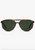 Brando Matte Hickory Dark Green Polarized Sunglasses