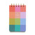 Rainbow Check Twin Wire Notepad 
