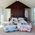 Kids Blue Convertible Bed 