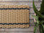 Large Wheat w/ 2 Charcoal Stripes Doormat 