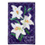 Easter Lily Applique Garden Flag 