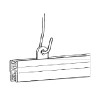 Snap Shut Banner Hanger - 36"
