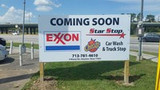 Coming Soon Exxon Sign