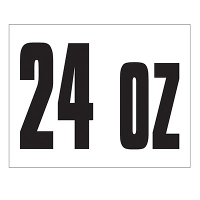 Small Banner Label - 24 oz