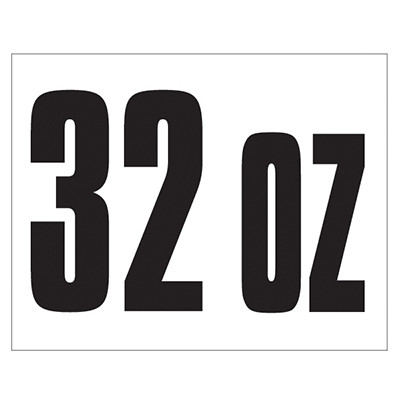 Small Banner Label - 32 oz