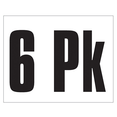 Small Banner Label - 6 Pk