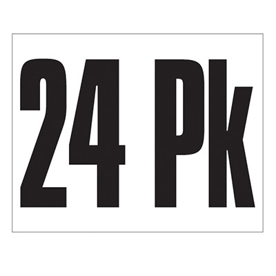 Small Banner Label - 24 Pk