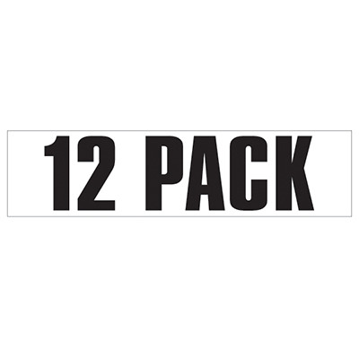 Medium Banner Label - 12 Pack