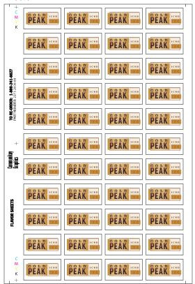 Gold Peak Flavor Sheet