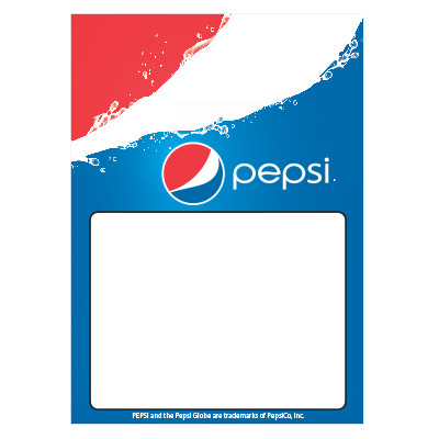 Pepsi First Low Tac Cling