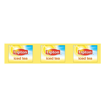 Lipton Iced Tea Runner Tags on a Roll