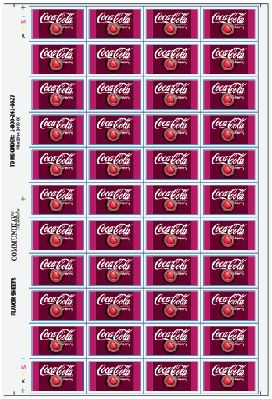 Cherry Coke Flavor Sheet