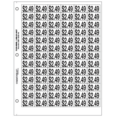 3/4" Pre-priced $2.49