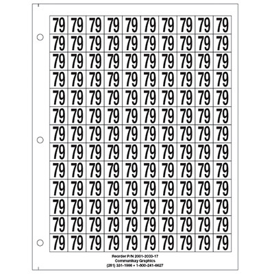 3/4" 79 Extended Price Sheet