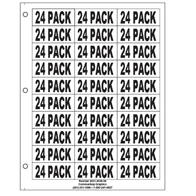 1" 24 Pack