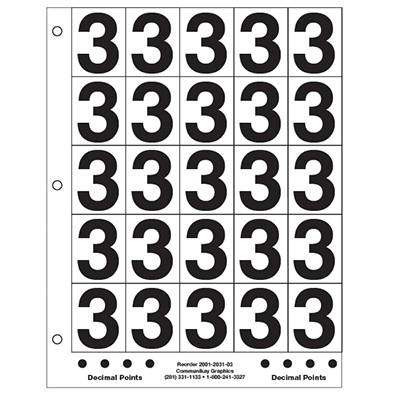 2" Number 3