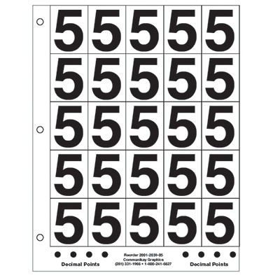 2" Number 5