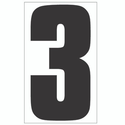 12" Number 3