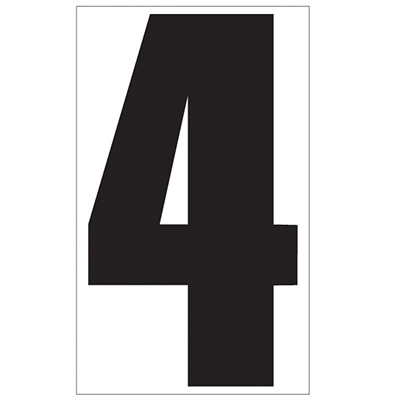 12" Number 4