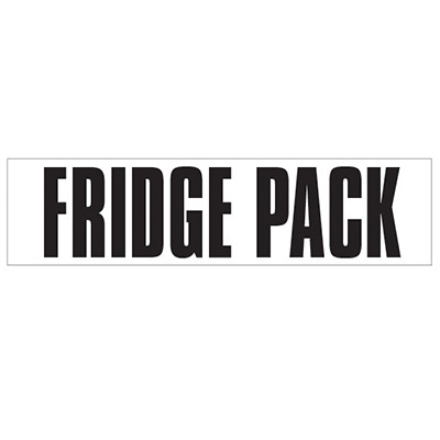 Medium Banner Label - Fridge Pack