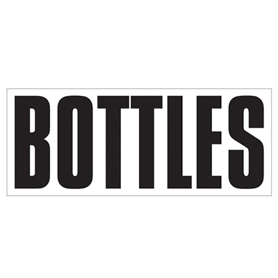 Large Banner Label - Bottles