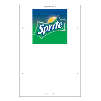 Exterior Pole Sign - 31" X 47" Sprite