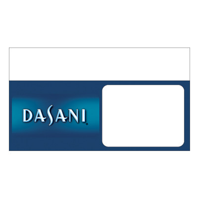 Shelf talker - 10" x 6.25" Dasani