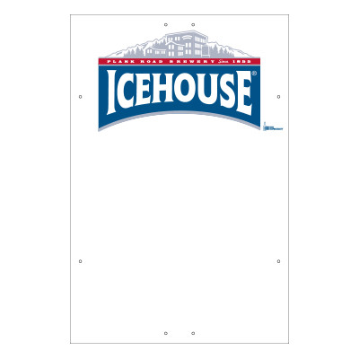 Exterior Pole Sign - 31" X 47" Icehouse
