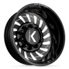 24 x 8.25 KG1 Forged KD005 Razor Gloss Black/Machined