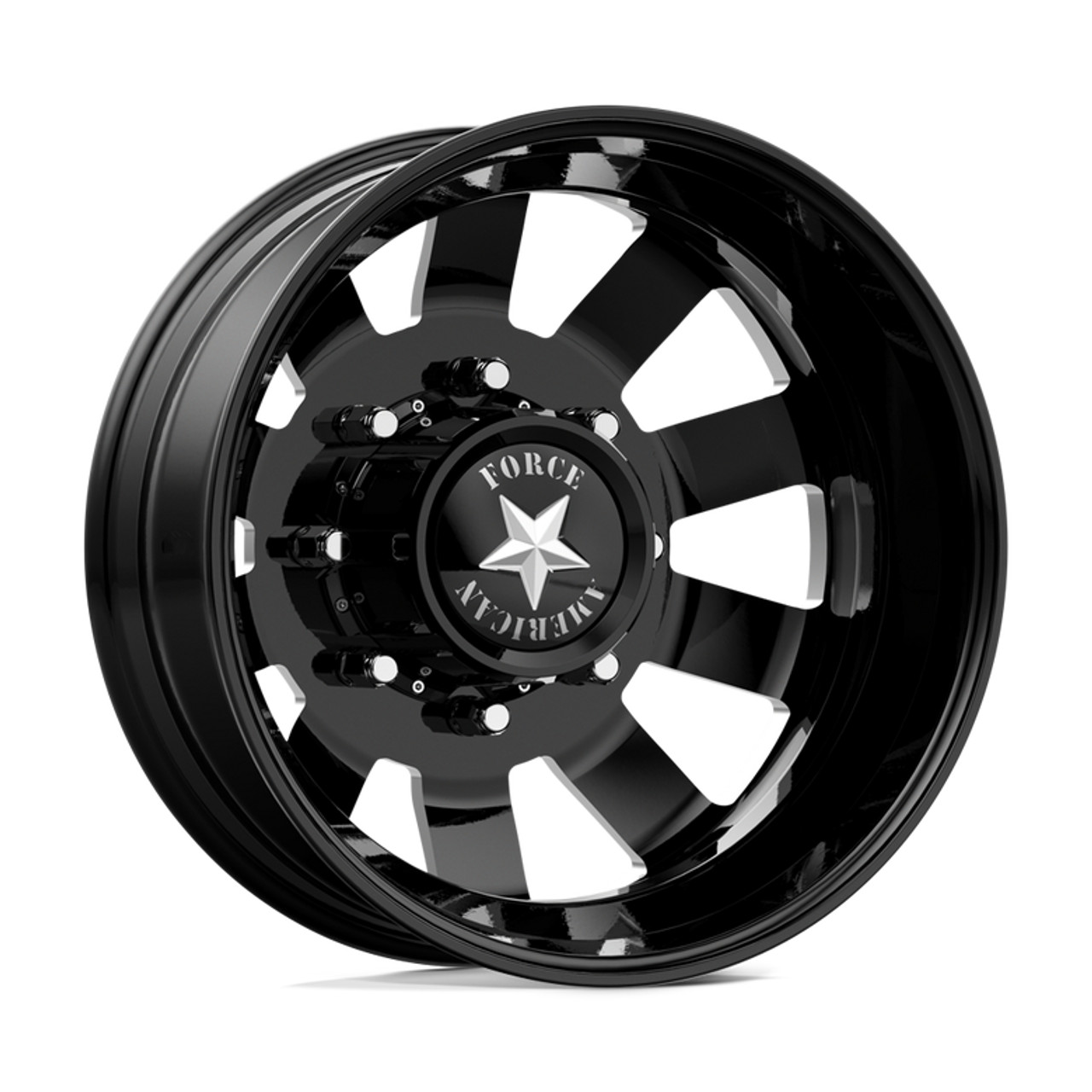 19.5 x 6.75 American Force 23 Bolt Black rear