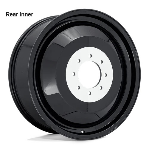 1:25 26 Semi Truck Alcoa'sDually Wheels In Standard Tires (2 Fronts