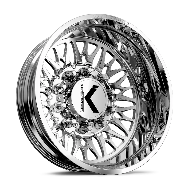 KG1 Forged KD014 Trident-D Polished | Dually Wheels