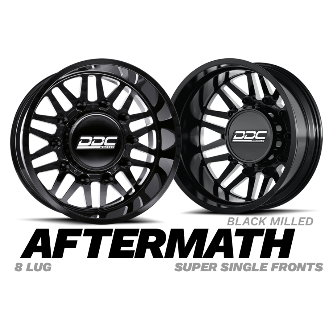 DDC Aftermath Black/Milled | Super Single Wheels
