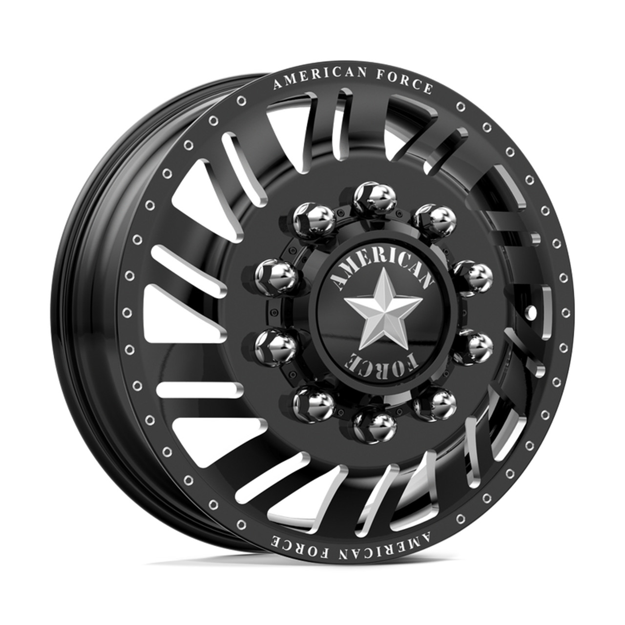 22 x 8.25 American Force 70 Shift DRW Black Front