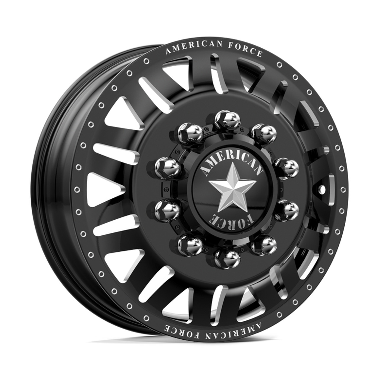 22 x 8.25 American Force 9 Liberty DRW Black Front