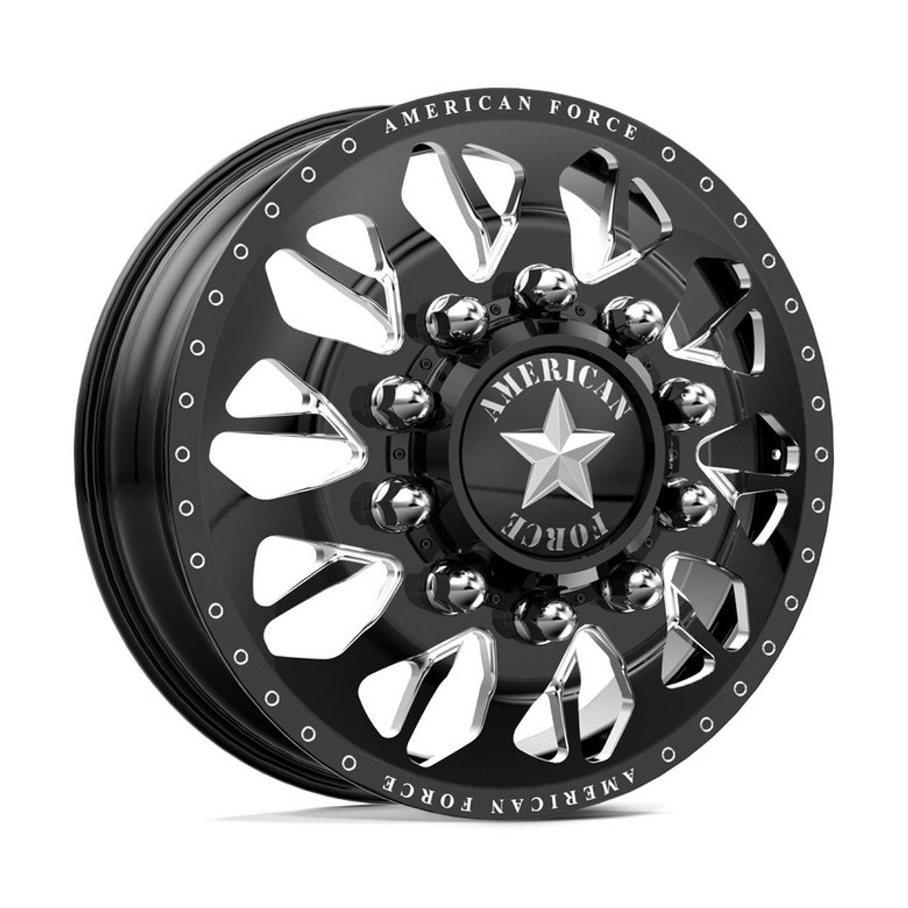 22 x 8.25 American Force N12 Brawn DRW Black Front