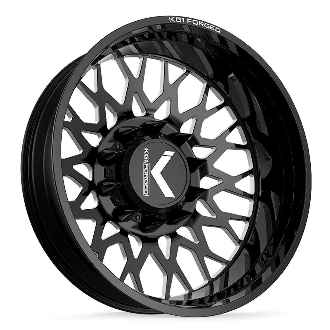 22 x 8.25 KG1 Forged KD019 Torture-D Gloss Black/Machined