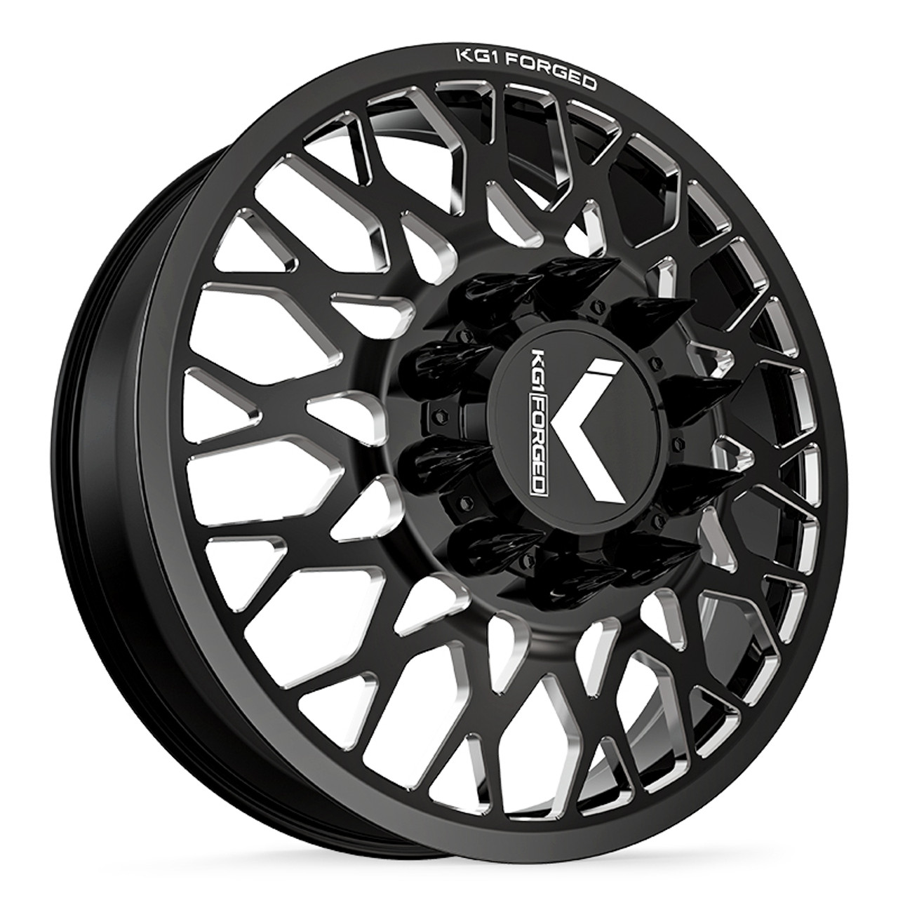 24 x 8.25 KG1 Forged KD019 Torture-D Gloss Black/Machined