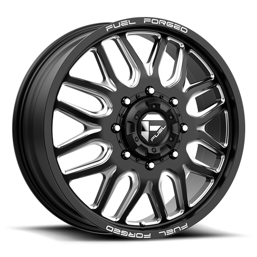 20 x 8.25 Fuel FF66D Black/Machined Front 8 Lug