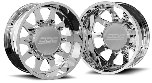 20 & 22 DDC Wheels The Ten Forged Polished 8 & 10 Lug