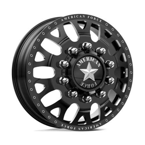 22 x 8.25 American Force J01 Pulse DRW Black Front